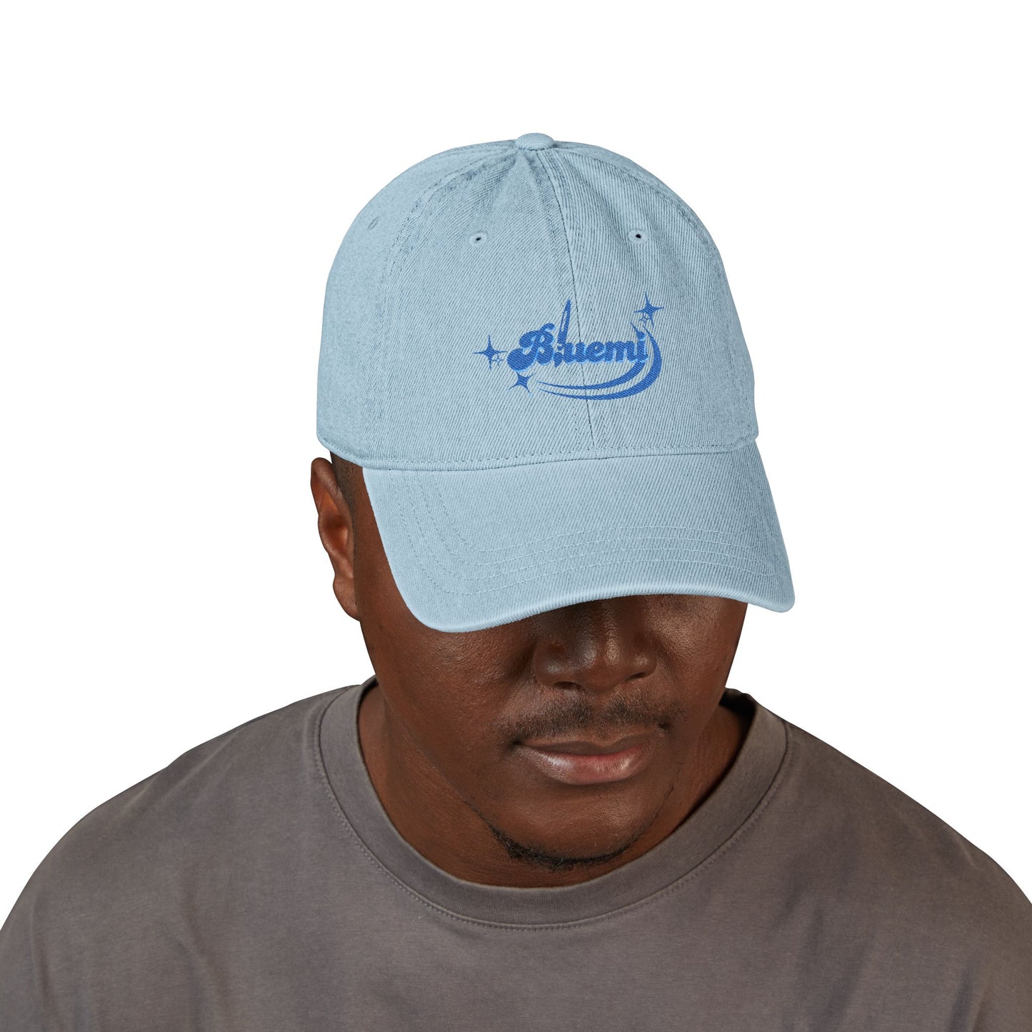 Signature Bluemi Denim Hat (Embroidery)