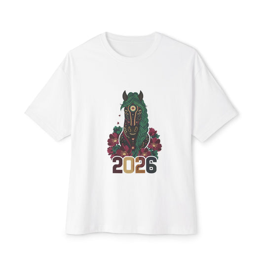 'Aura of the East' 2026 Lunar Horse Oversize T-Shirt