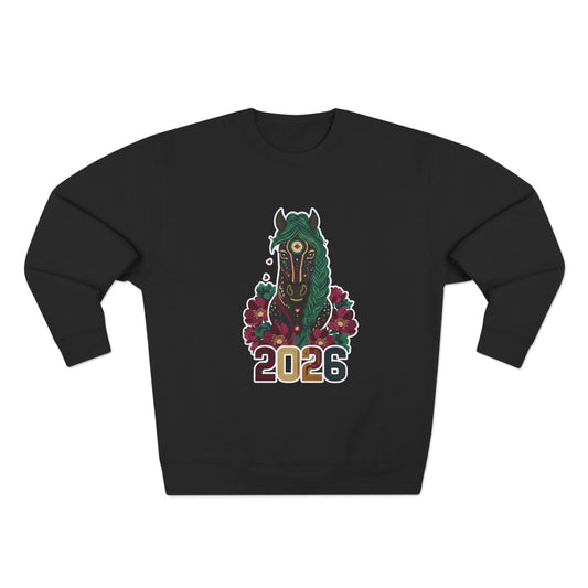 'Aura of the East' 2026 Lunar Horse Crewneck Sweatshirt- Limited Edition